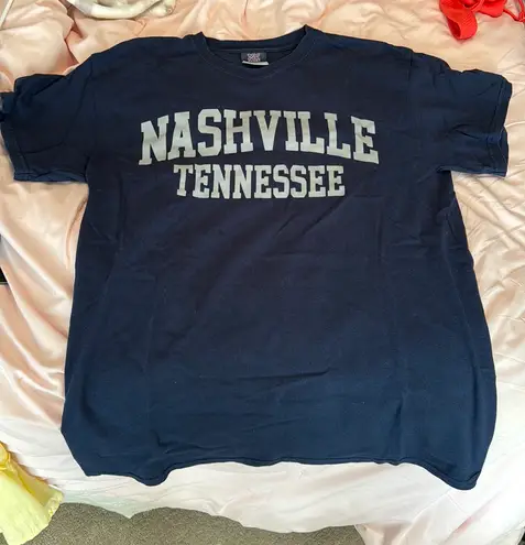 Nashville Tennessee Shirt Blue Size M