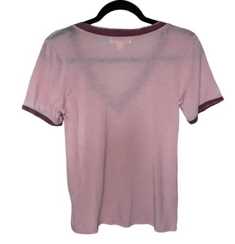 Treasure & Bond Ringer V-Neck T-Shirt Size XXS