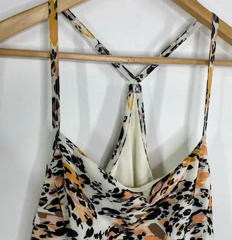 CALIA Womens Tennis Dress Size M Animal Print Preppy Pickleball Workout NWT Black Size M