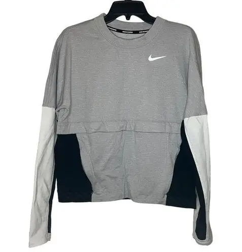 Nike  Therma Sphere Dri Fit Long Sleeve Pullover