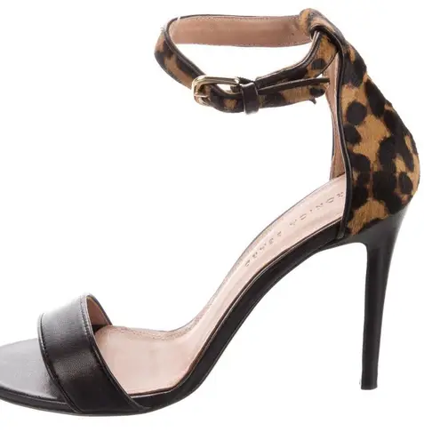 Veronica Beard NEW  Roan Leopard Print Sandals Heels