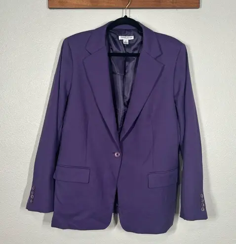 Pendleton Purple 100% Virgin Wool Blazer Size 16