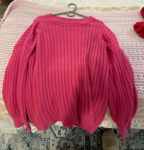 Aerie pink  oversized sweater