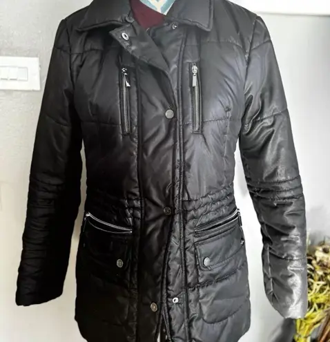 Fleet Street Womens Winter Coat Jacket Black Small