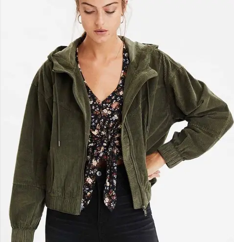 American Eagle  Corduroy Bomber Jacket