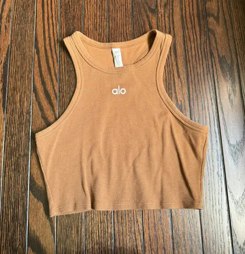 Alo Yoga Brown Tank Top