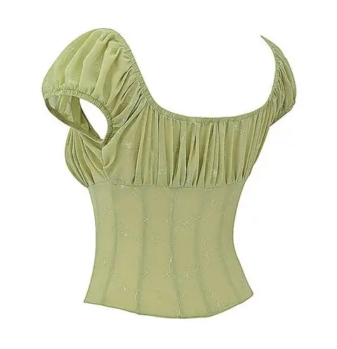 Mistress Rocks PEAR EMBROIDERED TOP