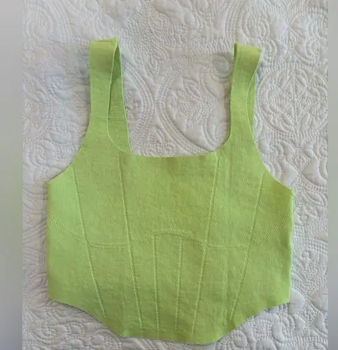 NWOT FP movement Strong Core Corset Crop Green Size undefined