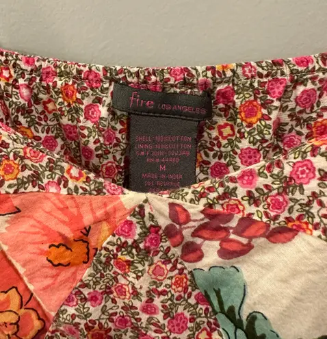 Fire Los Angeles Patchwork Dress