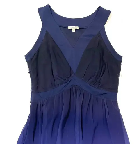 Kimi+Kai Maternity "Valencia" purple Ombre Maxi Dress Small Size undefined