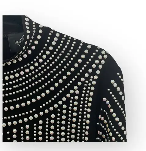 new Crystaline by Tango Mango ✵ Swarovski Crystal Elements Tunic Top ✵ Black ✵ S