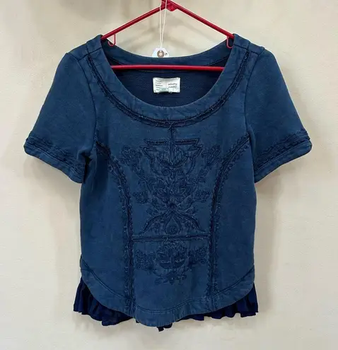 EUC! Saturday Sunday brand from Anthropology. Navy blue. Sz: Sm. Blue