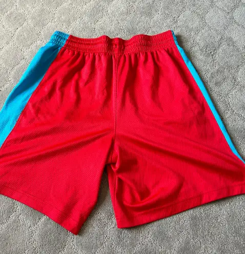 Nike Red And Blue  Basketball Shorts