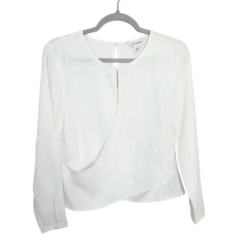 Club Monaco Brixxtun Shirt Chemise Long Sleeve Blouse White Size XS NEW