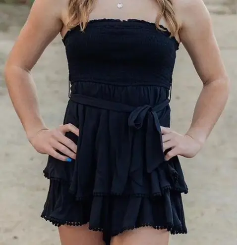 Isabelle's Cabinet  Black Romper