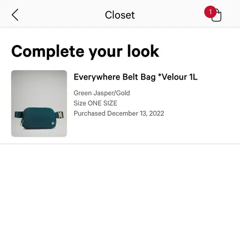 Lululemon Everywhere Belt Bag Velour