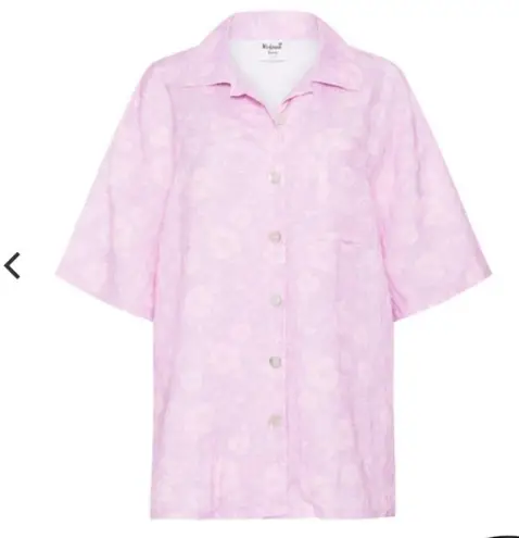 Kulani Kinis Relaxed Linen Button Front Shirt