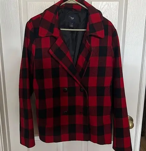 Gap  Buffalo plaid peacoat