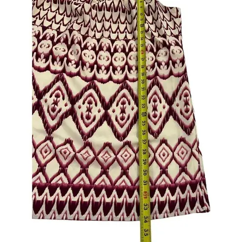 Skies Are Blue Ernest Printed Dress Women Size Small Dark Pink NWT (8-321)