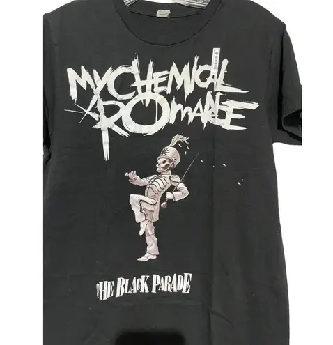 None My Chemical Romance Unisex Shirt The Black Parade Black White Size M