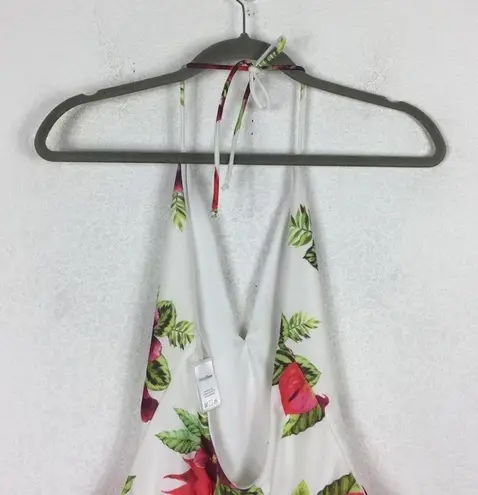 Privacy Please Elouise Floral Swimsuit XS Low Back One Piece Tropical Modest