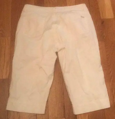 Riders By Lee Riders white capris size 8