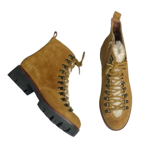 Jeffrey Campbell NEW  Stanley Faux Fur Lined Boots, Brown, 8.5 (US) - Image 1