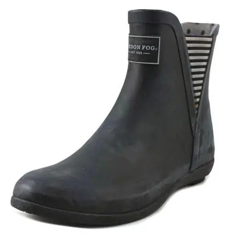 London Fog Women’s Piccadilly Black Rain Boot Size 6