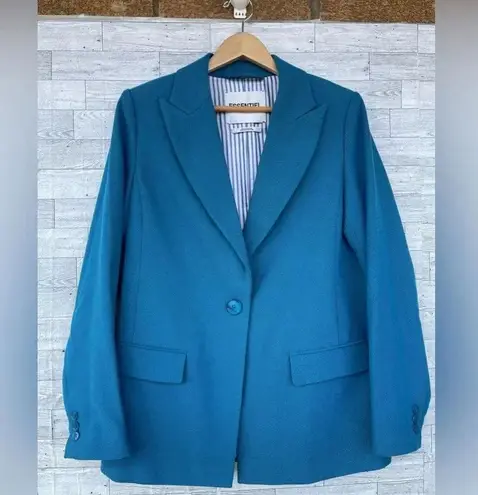 Essentiel Antwerp Cidade Single Breasted Blazer in Palace Blue size 36/4
