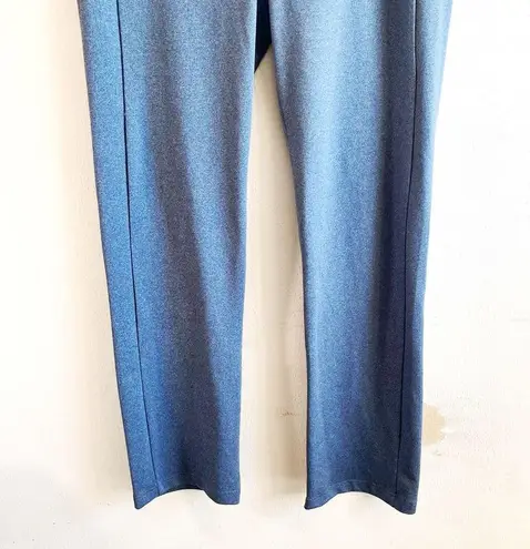 Betabrand  Pants Heathered Blue Travel Pull On Yoga Workout Pants Sz XLP EUC