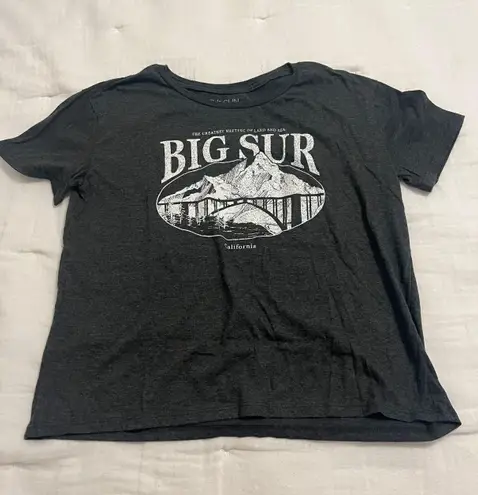 Fifth Sun Big Sur grey/black t-shirt.