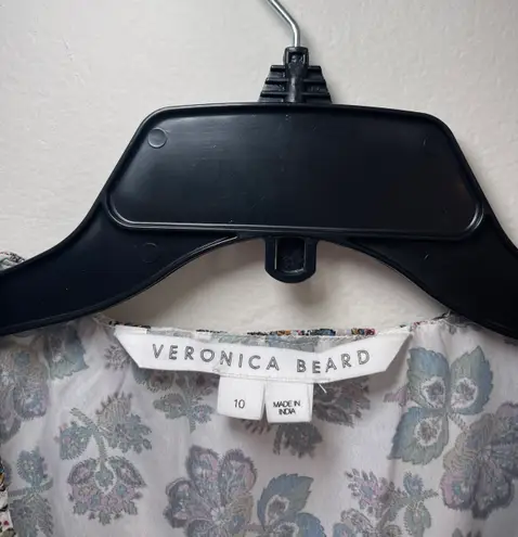 Veronica Beard Saera Smocked Floral Minidress