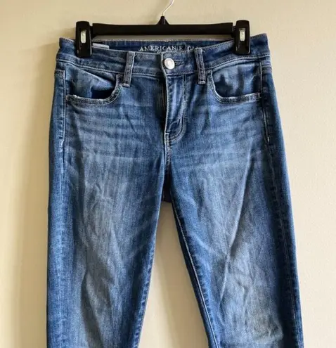 American Eagle  Outfitters Mid Waisted‎ Ankle Jegging Jeans Blue Womens Size 4