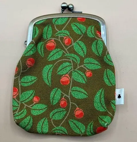 A Very Cute Rare AYANOKOJI Kyoto Japan clutch Kisslock Coin PURSE Pouch Green