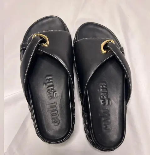 Cult Gaia Women's Blythe Platform Slide Sandals Size 37 NWOT