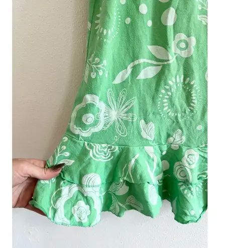 Fresh Produce Mint Ruffle Skirt