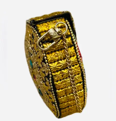 Ramla Mosaic Crossbody/ Clutch Gold