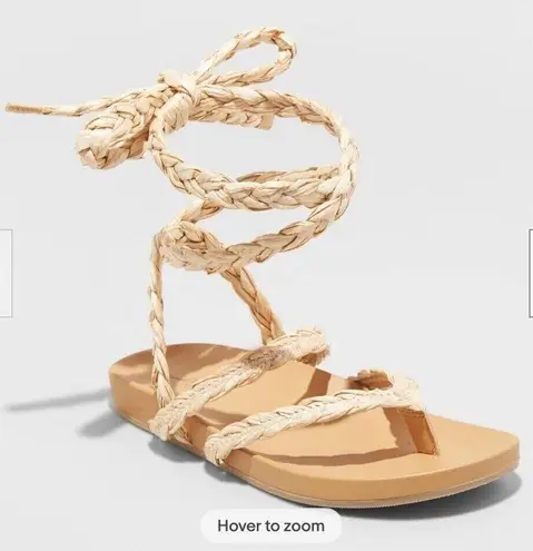 Universal Threads Universal Thread Tie Up Sandals