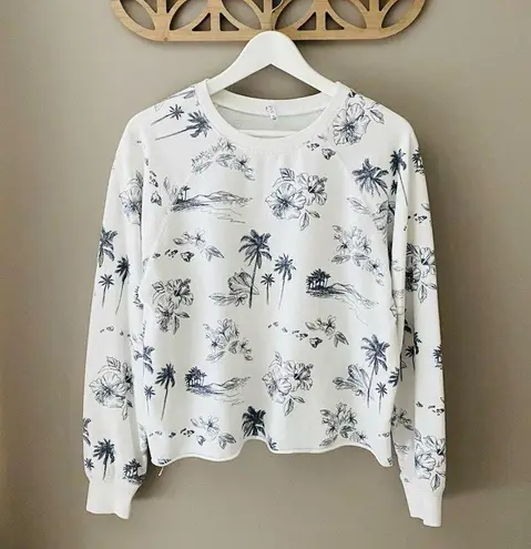 Z Supply Laki Island Long Sleeve Top White Sz Small