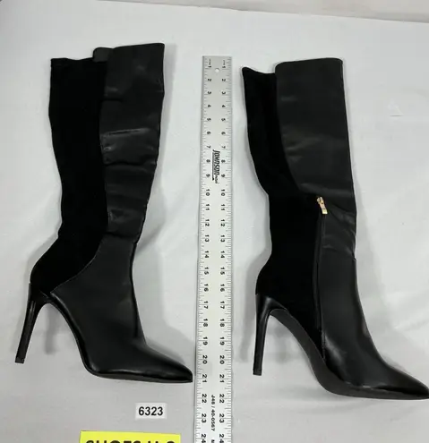 Womans Otk Boots Size 9.5 Black Pointed Toe 1/4 Zip Stiletto NWOT