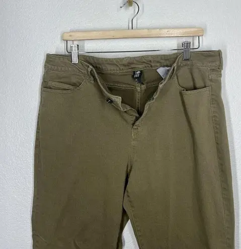 Mountain Hardwear Mountain Hardware Womens Twill Ankle Pants Size 14 Olive Straight Leg Jean