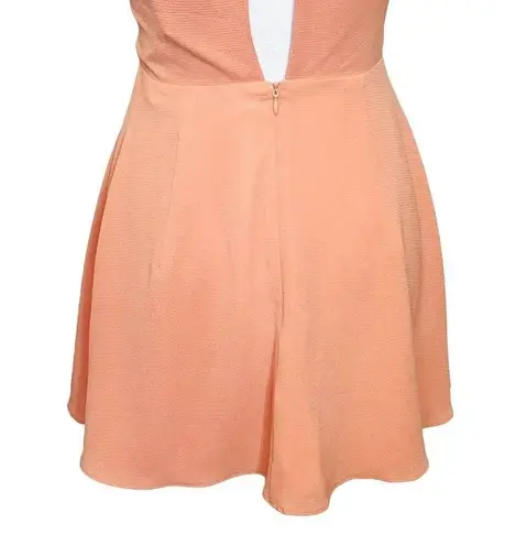 by the way. Revolve Liliana Tie Front Mini Fit & Flare Dress Tangerine Size S NWT