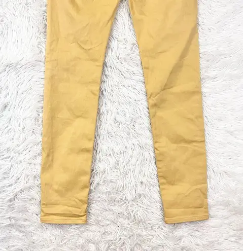 Edwin Women’s Pixie Crop 9” Mid Rise Skinny Jeans 27 Mellow Yellow
