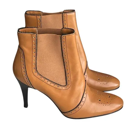 Joan & David Circa by Leather Ankle Boots Women’s Size 7.5 High Heel Victorian