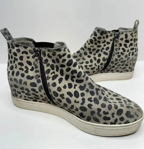 Caslon  Aidy Boots Size 10 Water Resistant Suede Leather Leopard  Print Booties