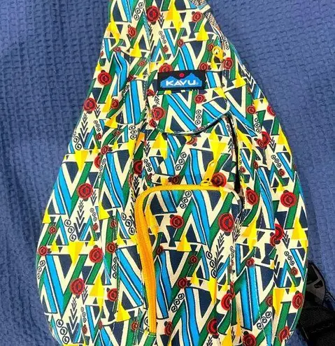 KAVU  Rope sling bag multi color