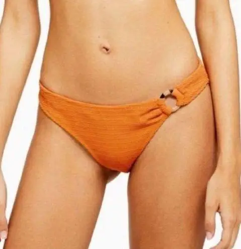 Topshop  Ginger Crinkle Ring High Leg Bikini‎ Bottoms size 10