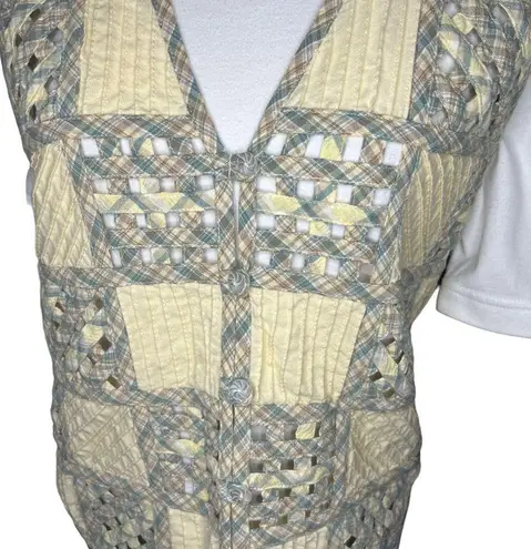 Vintage Quilted Vest/Tee Short Sleeve