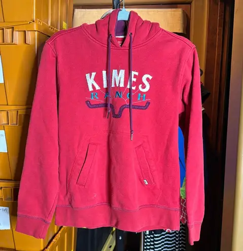 Kimes Ranch Red Hoodie Women’s Size Medium