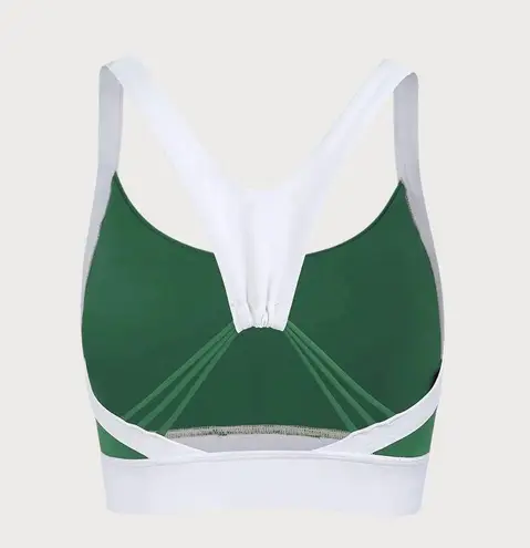 Berlook Activewear Green Contrast U Neck Sports Bra